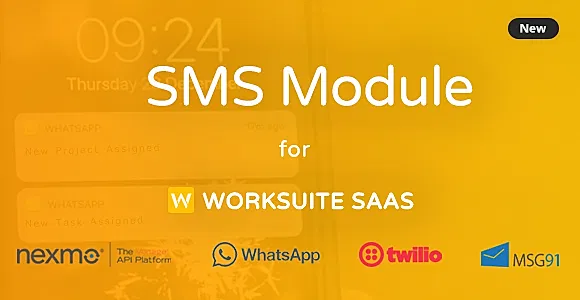 SMS Module for Worksuite SAAS
