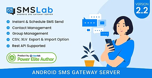 SMSLab - Android Based SMS Gateway Server