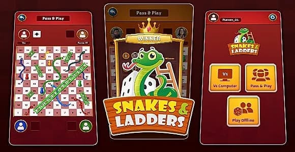 Snake & Ladders Online Multiplayer – Android Game Source Code (Libgdx)