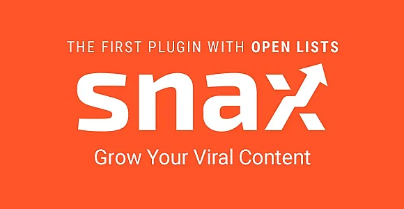 Snax WordPress Plugin