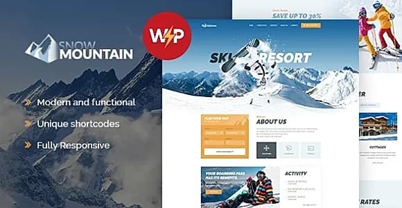 SnowMountain WordPress Theme