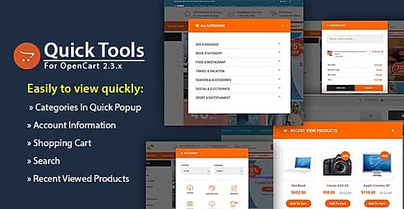 So Quick Tools - Responsive Quick View Tools Function for OpenCart 4 & 3.x Module
