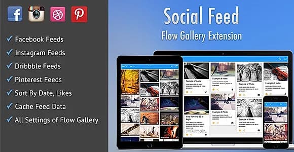 Social Feed - Flow Gallery Exension
