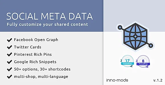 Social Meta Data for Prestashop