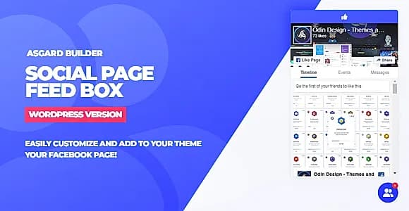 Social Page Feed Box WordPress Plugin