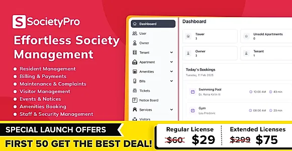 SocietyPro - Society Management Software