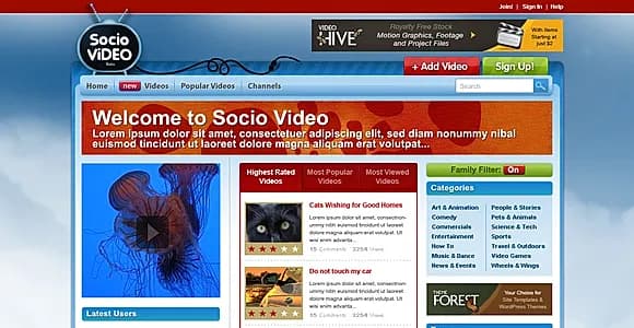 Socio Video Theme