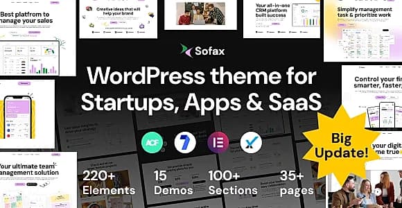 Sofax WordPress Theme