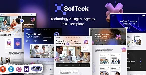 Softeck - Technology & Digital Agency PHP Template