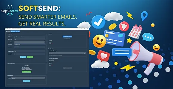 SoftSend – Professional Email Marketing Software with Templates & SMTP