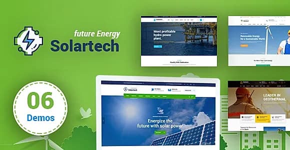 Solar Tech - Renewable Energy HTML Template