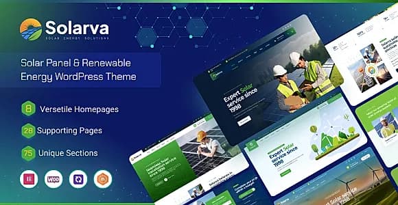 Solarva WordPress Theme