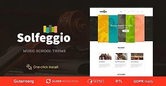 Solfeggio WordPress Theme