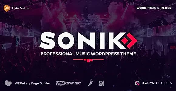 Sonik WordPress Theme