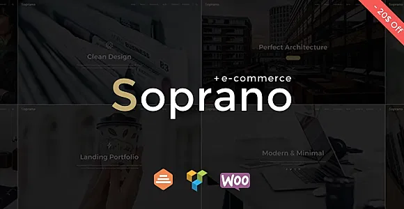 Soprano (+ecommerce) WordPress Theme