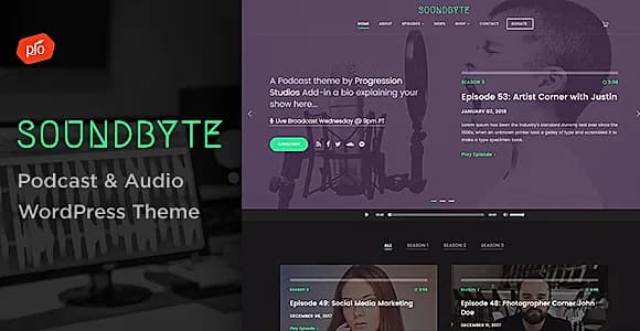 Soundbyte Progression WordPress Theme