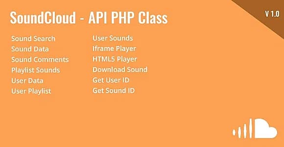 SoundCloud - API PHP Class