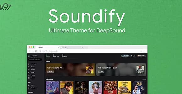 Soundify - The Ultimate DeepSound Theme
