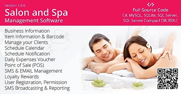 Spa & Salon Management Software  (Appointment, Billing, SMS)