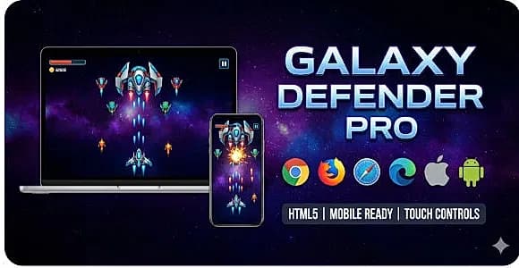 Space Shooter - HTML5 - AdMob Ready