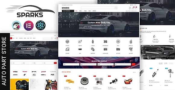 Spares - Auto Parts & Supermarket Prestashop Theme