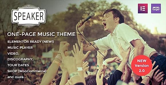 Speaker WordPress Theme