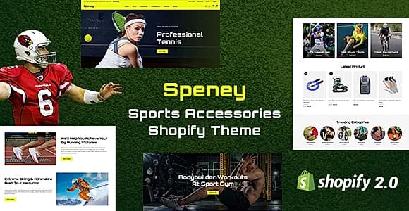 Speney - Sports & Fitness Store Shopify 2.0 Responsive Theme