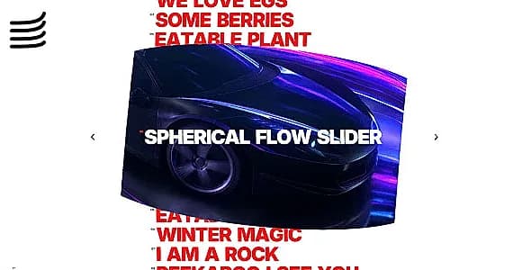 Spherical Flow Slider