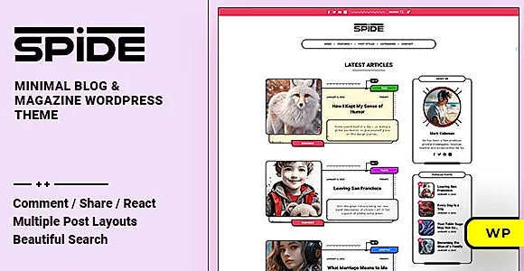 Spide WordPress Theme