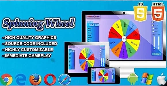 Spinning Wheel - Wheel on Names