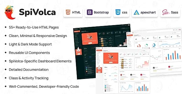 SpiVolca – Restaurant Admin Dashboard