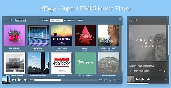 sPlayer - Super HTML5 Music Player