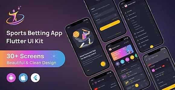 Sports Betting Flutter App UI Kit