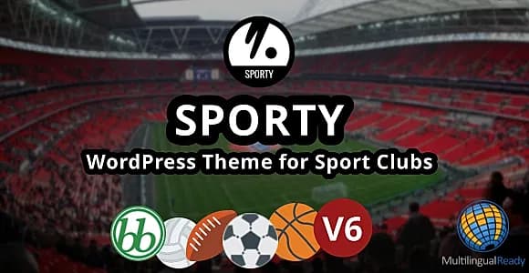 SPORTY WordPress Theme