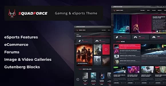 SquadForce WordPress Theme
