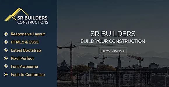 SR Construction - Responsive HTML5 Template