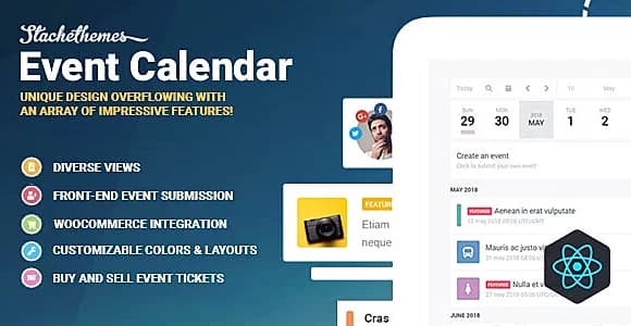 Stachethemes Event Calendar - WordPress Events Calendar Plugin