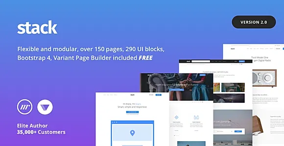 Stack - Multi Purpose HTML with Page Builder