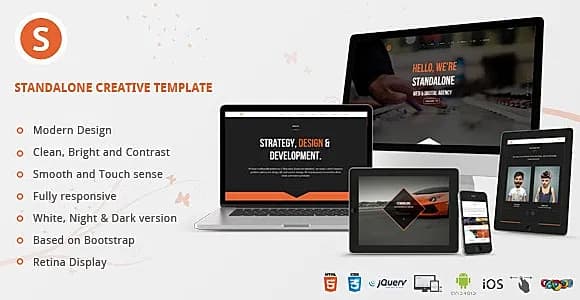 Standalone Creative Portfolio HTML Template