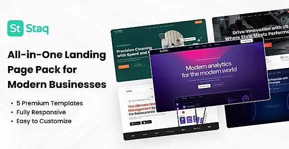 STAQ – Landing Page Bundle