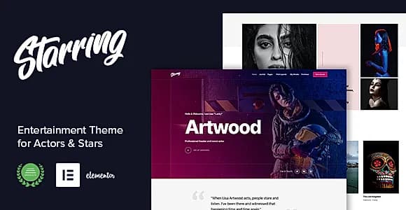 Starring WordPress Theme