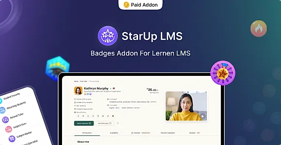 StarUp LMS - Badges Addon for Lernen LMS