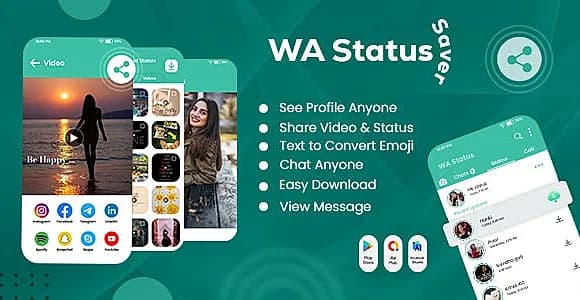 Status Saver - Download Status - Video Download - Video Downloader - Save Video Status for Whatsapp