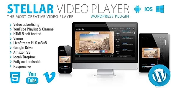 Stellar Video Player WordPress Plugin
