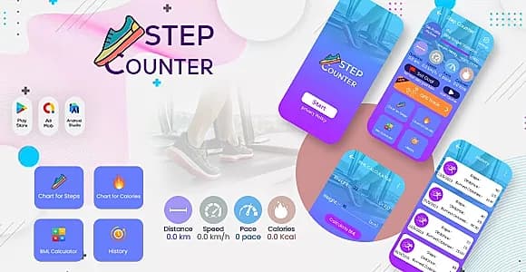 Step Counter - Pedometer - Pedo Meter - Step Counter App - Step Tracker - StepsApp - StepUp