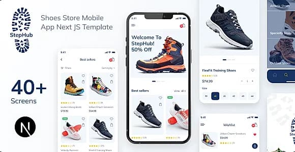 StepHub - Next.js Shoes Store Template