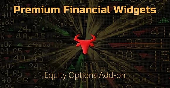 Stock Options Add-on | Premium Financial Widgets Plugin