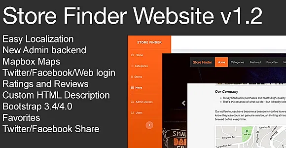 Store Finder Admin + Website v1.2