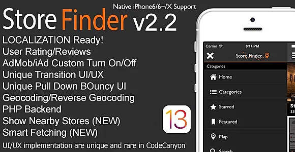 Store Finder Full iOS Application v2.2