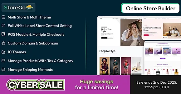 StoreGo SaaS - Online Store Builder